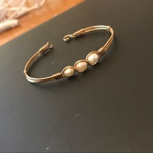 Ronaldo two tone faith bracelet